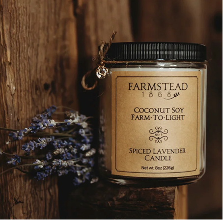 Farmstead 1868 Lavender Soy Candle