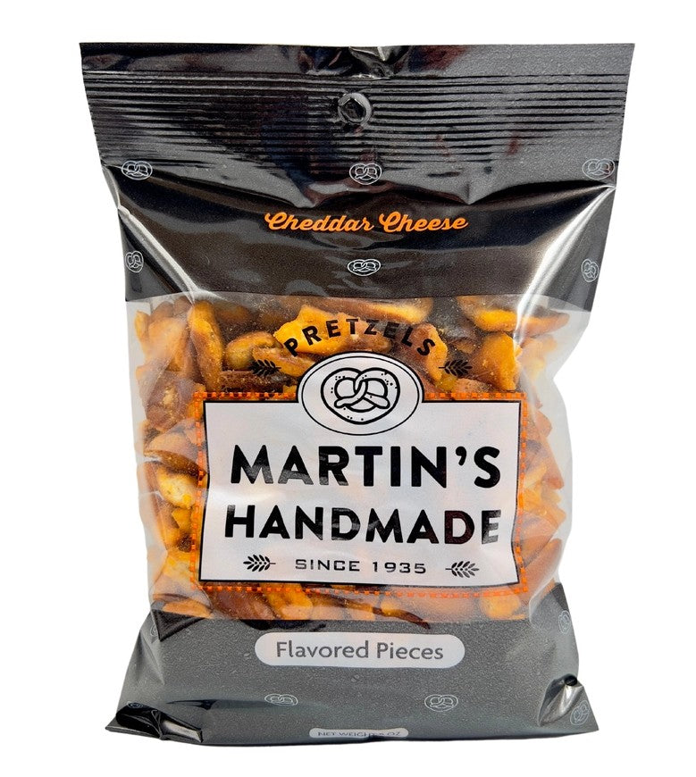Martin's Handmade Cheddar Cheese Pretzel Pieces 6 oz bag