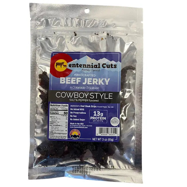 Centennial Cuts Beef Jerky: Cowboy Style