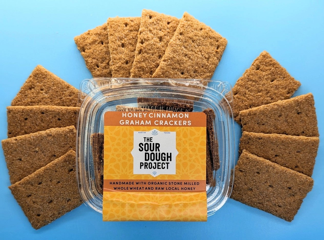 The Sour Dough Project Honey Cinnamon Graham Crackers