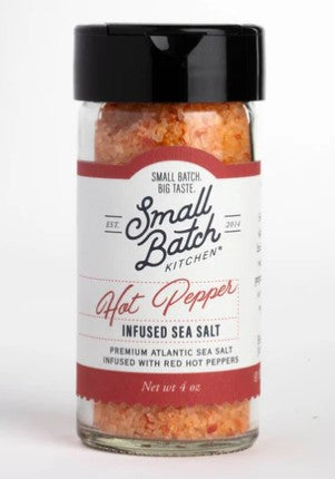 Small Batch Kitchen Hot Pepper Infused Atlantic Sea Salt