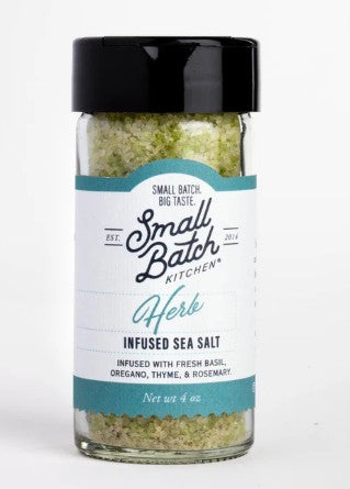 Small Batch Kitchen Herb Infused Atlantic Sea Salt