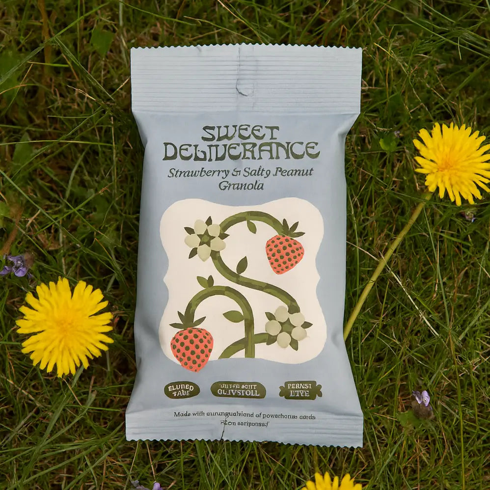 Sweet Deliverence -- Strawberry & Salty Peanut Granola Snack Pack