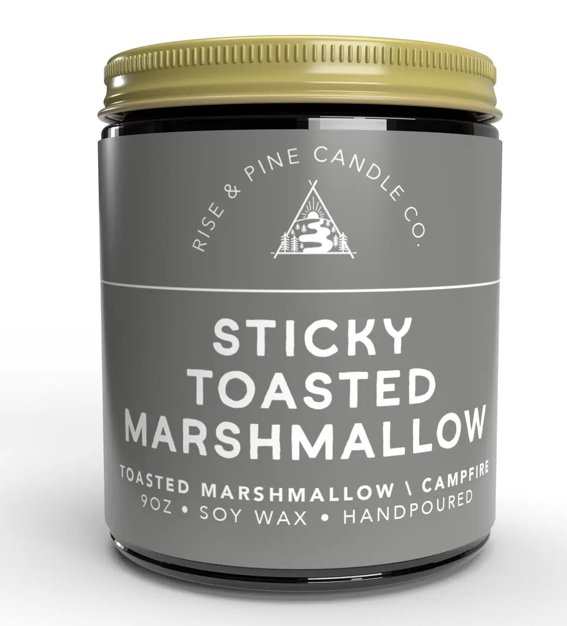 Rise & Pine Sticky Toasted Marshmallow Soy Candle