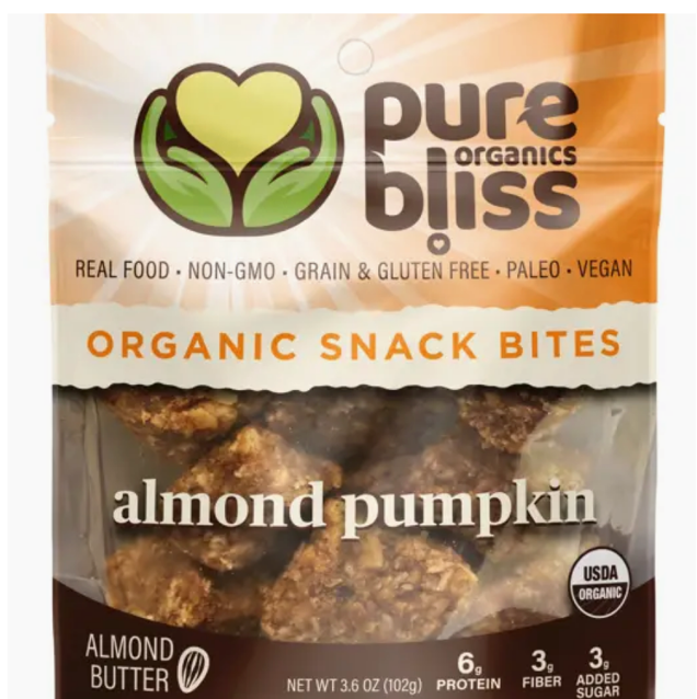 Pure Bliss Snack Bites - Almond Pumpkin