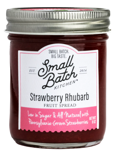 Small Batch Kitchen Strawberry Rhubarb Fruit Spread