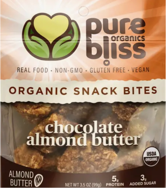 Pure Bliss Snack Bites - Chocolate Almond Butter